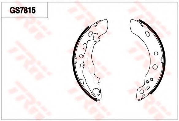 TRW GS7815 Brake Shoe Set